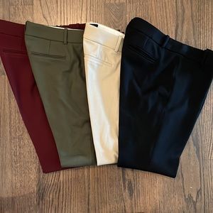 3 pairs of J.Crew Wool Twill Minnie Pants 1 Stretch Tan Minnie